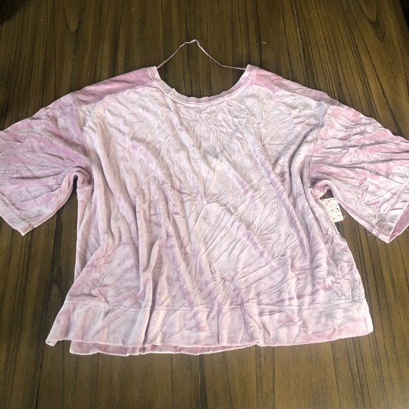 We the Free mauve velvet tee shirt blouse top - Picture 9 of 12
